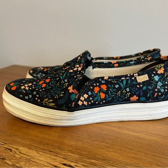 Keds Women's Rifle Paper Slip-On Sneakers 9 - Picture 5 of 7